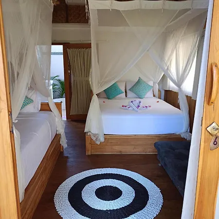 Bintang Tiga Bungalows Gili Air Extérieur photo